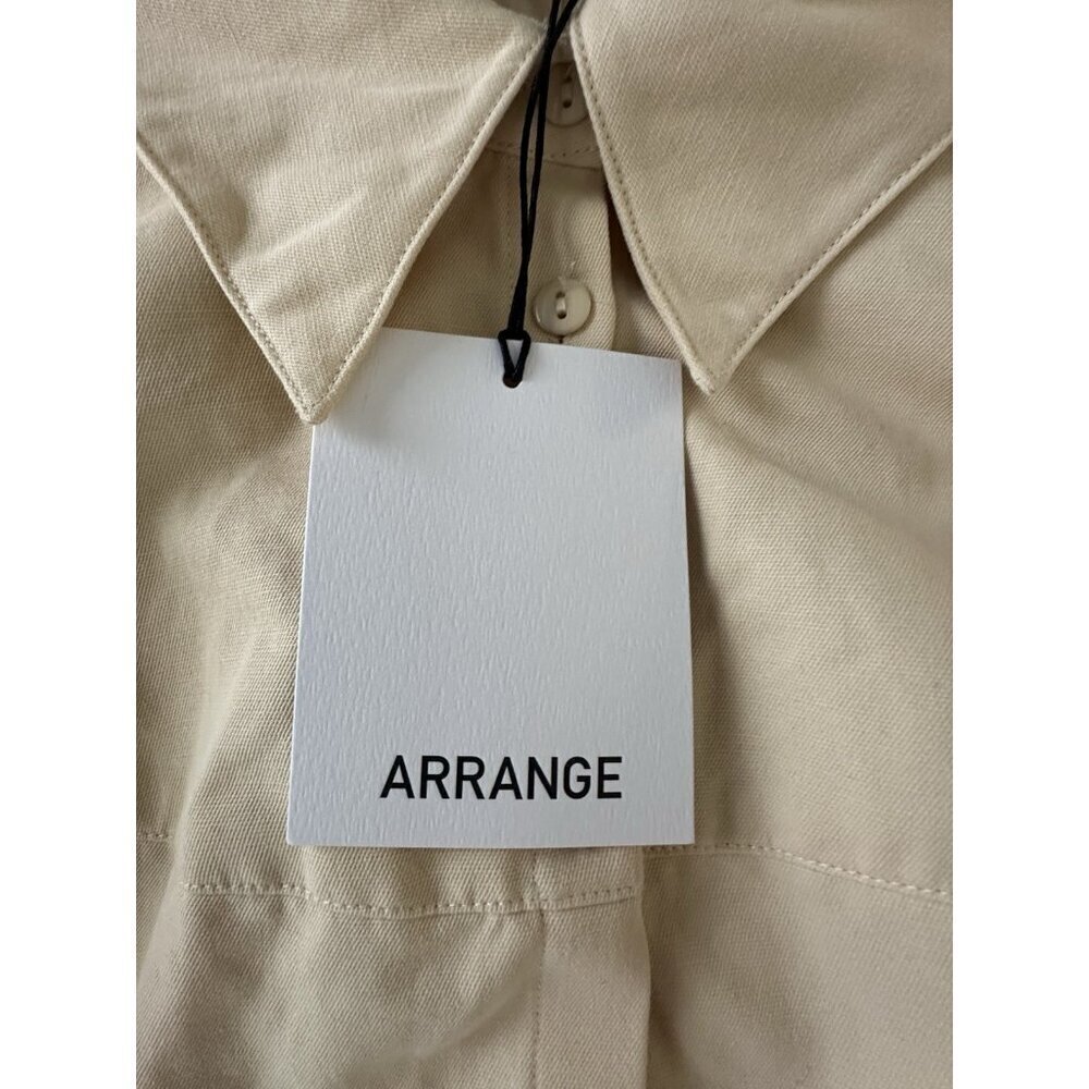 ARRANGE Curve Women’s structured boxy shirt in buttermilk Size 18 New - Picture 14 of 16